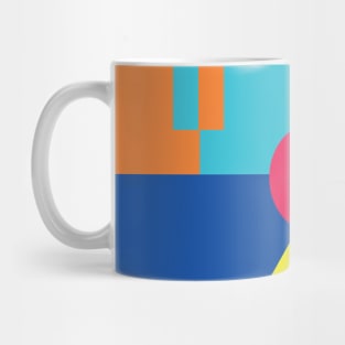 Cubist Complementary colors Mug